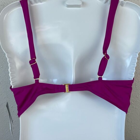 NWT Lauren Ralph Lauren Matching Bikini and Bottoms Size 10 - Picture 6 of 8